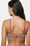 Triumph Padded Non Wired Medium Coverage T-Shirt Bra - Brown - Light Combination — thumbnail 3